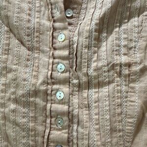 Women's Tan Button-Up dress